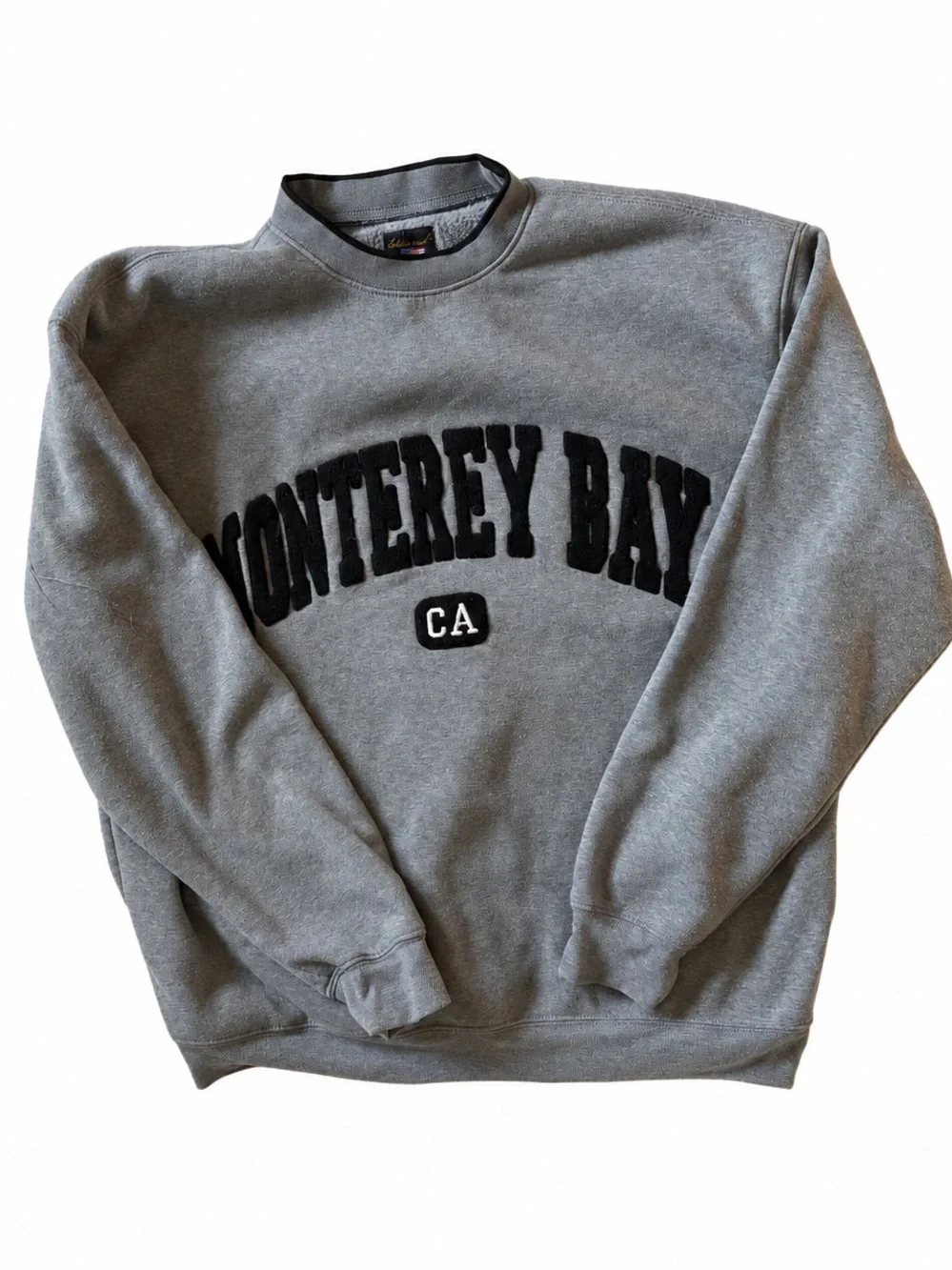 Monterey Bay CA Grey Crewneck Sweatshirt
